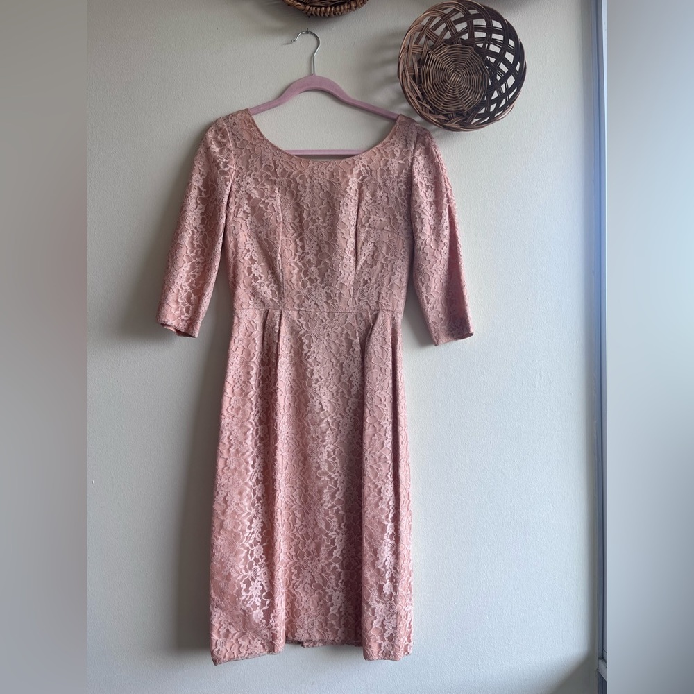 Beautiful lace vintage dress handmade - Picture 3 of 5
